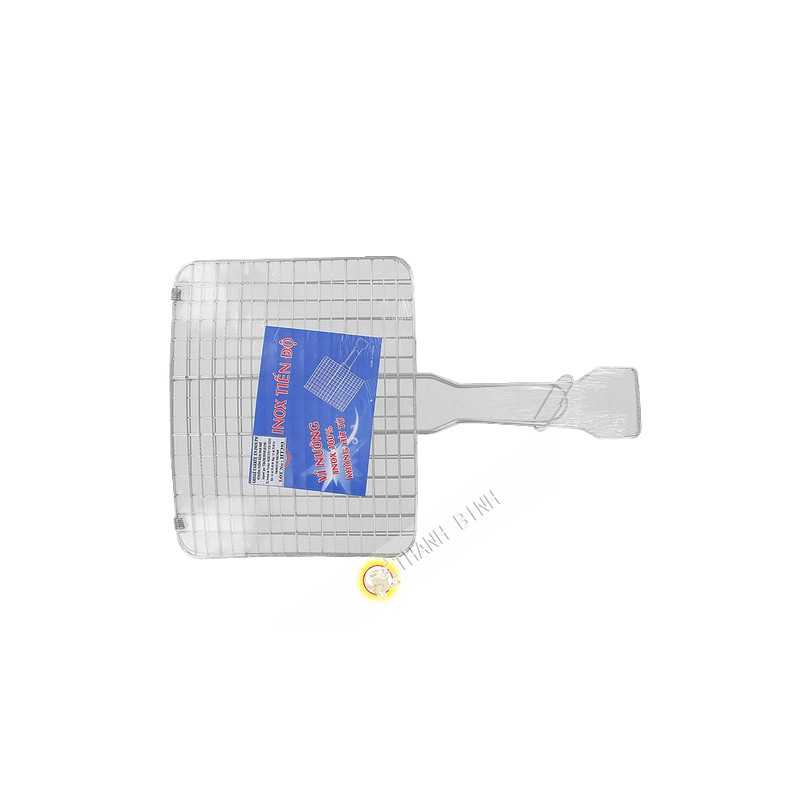 Grille barbecue carré en inox 24x18cm ou 24x28cm 1pc TIEN DO Vietnam