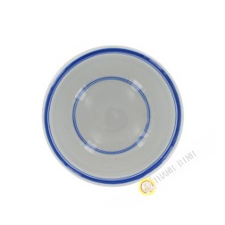 Plato de arroz de dragón azul de porcelana 11-13 cm