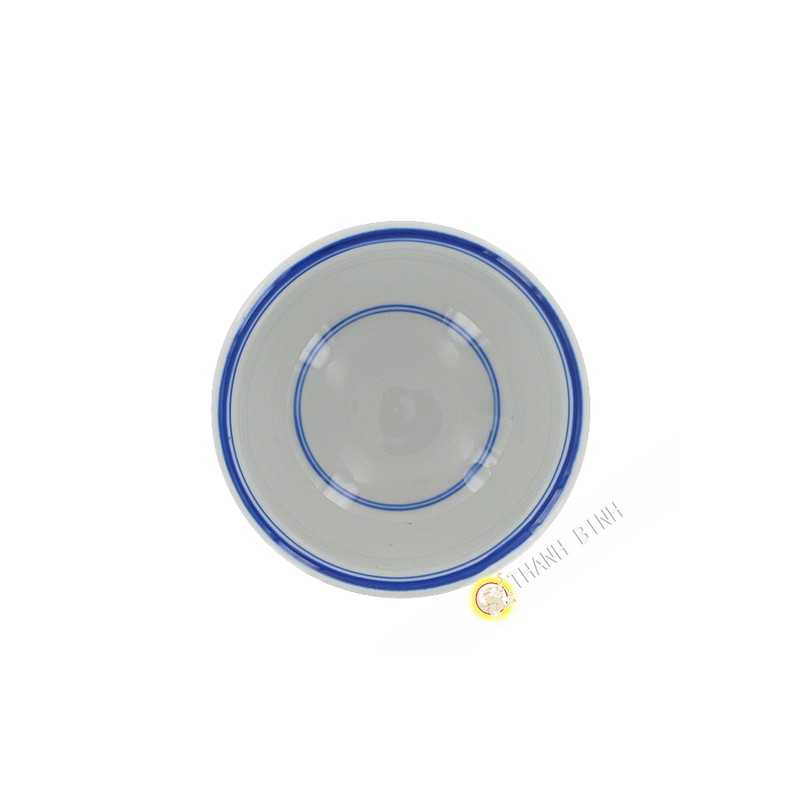Rice bowl blue dragon porcelain
