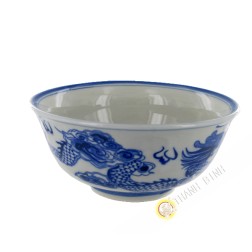 Zuppa ciotola 15cm drago blu porcellana
