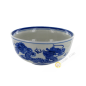 Plato de arroz de dragón azul de porcelana 11-13 cm