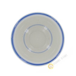 Rice bowl blue dragon porcelain 11cm, 13cm