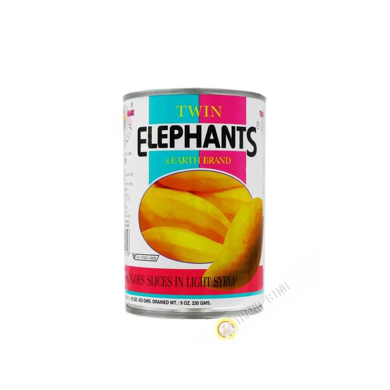 Mango in luce sciroppo di ELEFANTI 425g Thailandia Mango in luce sciroppo di ELEFANTI 425g Thailandia