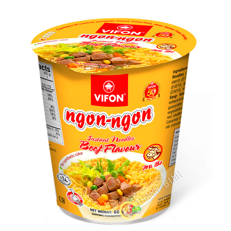 Zuppa di manzo Ciotola Ngon Ngon 60g - Viet Nam Zuppa di manzo Ciotola Ngon Ngon 60g - Viet Nam