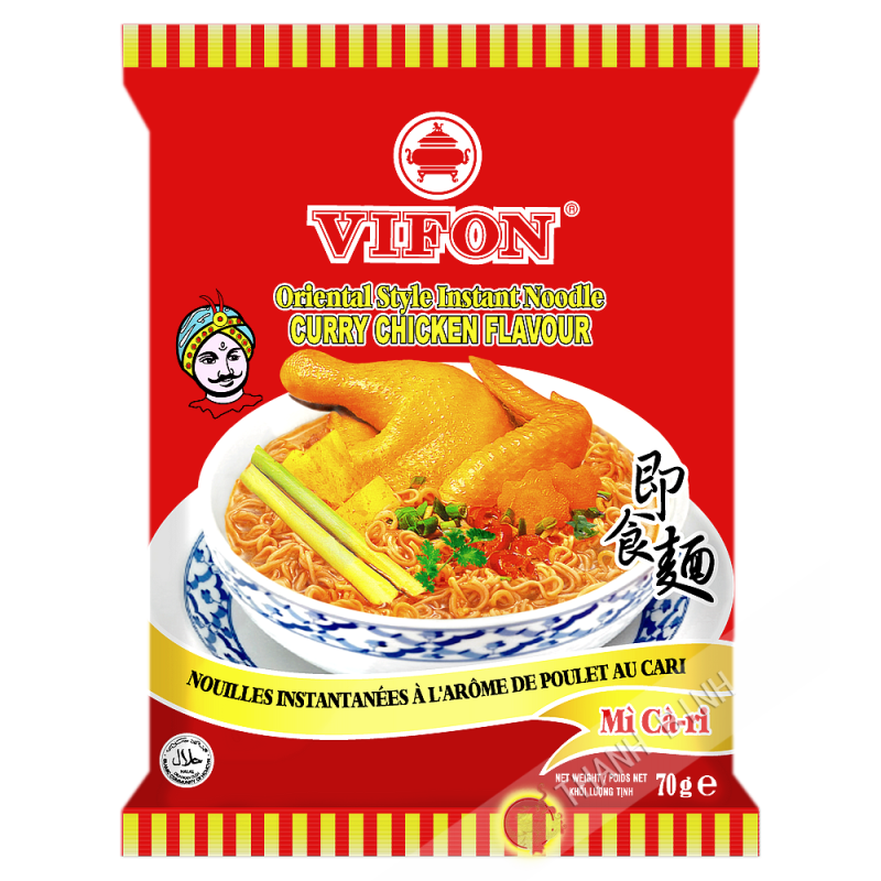 Soupe nouille poulet curry VIFON 3x30x70g Vietnam