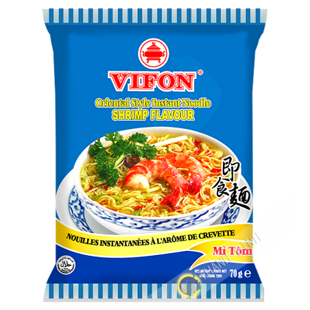 Sopa de fideos con camarones VIFON 70g de Vietnam