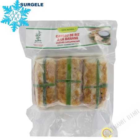 Torta di riso con banana 3 BAMBÙ 500g Vietnam - SURGELES