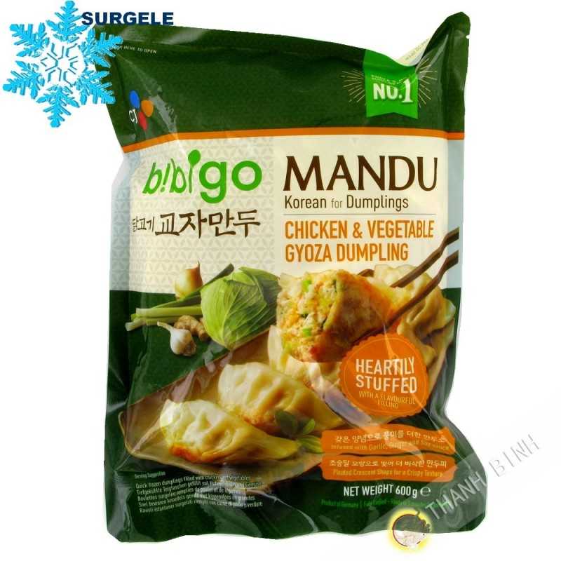 Gyoza Mandu di pollo e verdure, Mandu BIBIGO 600g Germania - SURGLES Gyoza Mandu di pollo e verdure, Mandu BIBIGO 600g Germania - SURGLES
