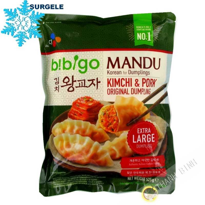 Gyoza Mandu, kimchi & pork BIBIGO 525g Germany - SURGELES Gyoza Mandu, kimchi & pork BIBIGO 525g Germany - SURGELES