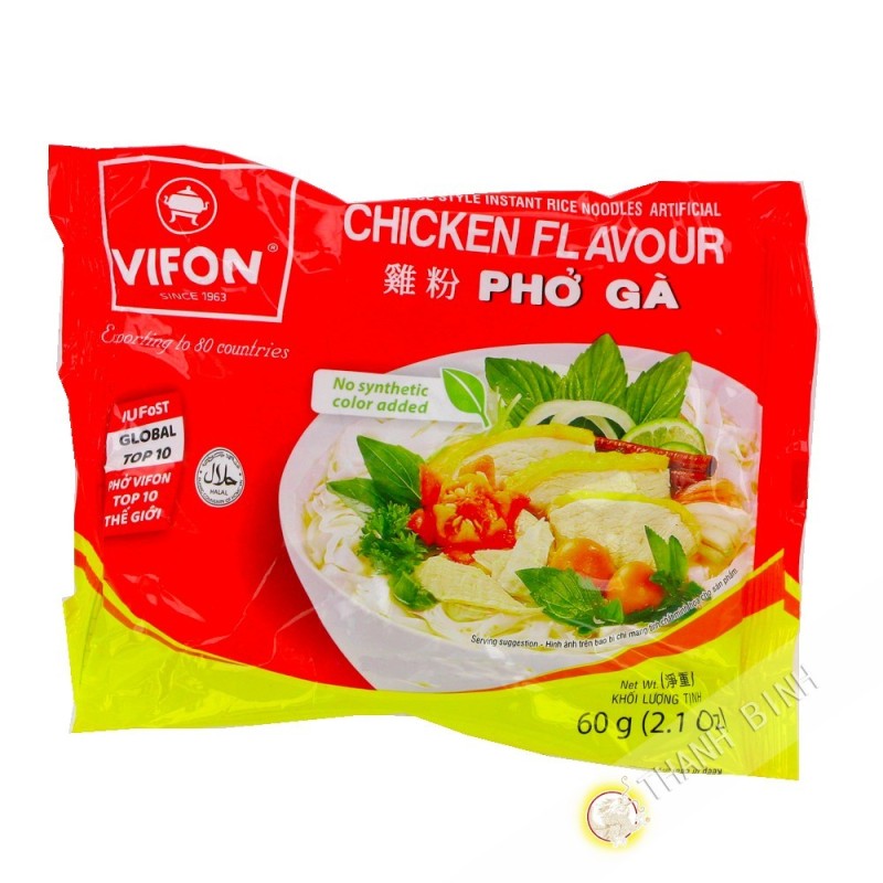 Soupe pho poulet VIFON 60g Vietnam Soupe pho poulet VIFON 60g Vietnam