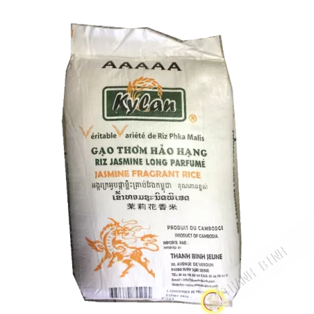 Gạo thơm hoa nhài KỲ LÂN 18kg Campuchia 2024