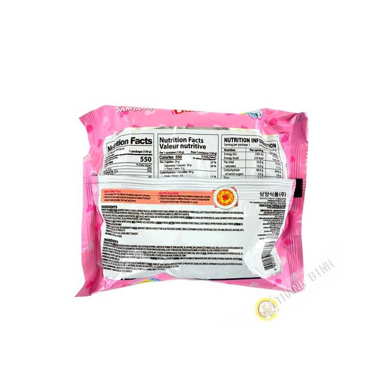 Noodle Ramen piccante mara SAMYANG 5x135g Corea