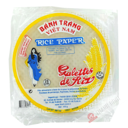 Feuille de riz 28cm pour nems FEUNE FILLE 400g Vietnam