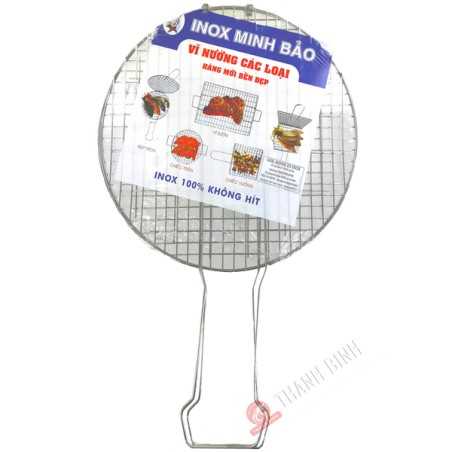Griglia rotonda in acciaio inox