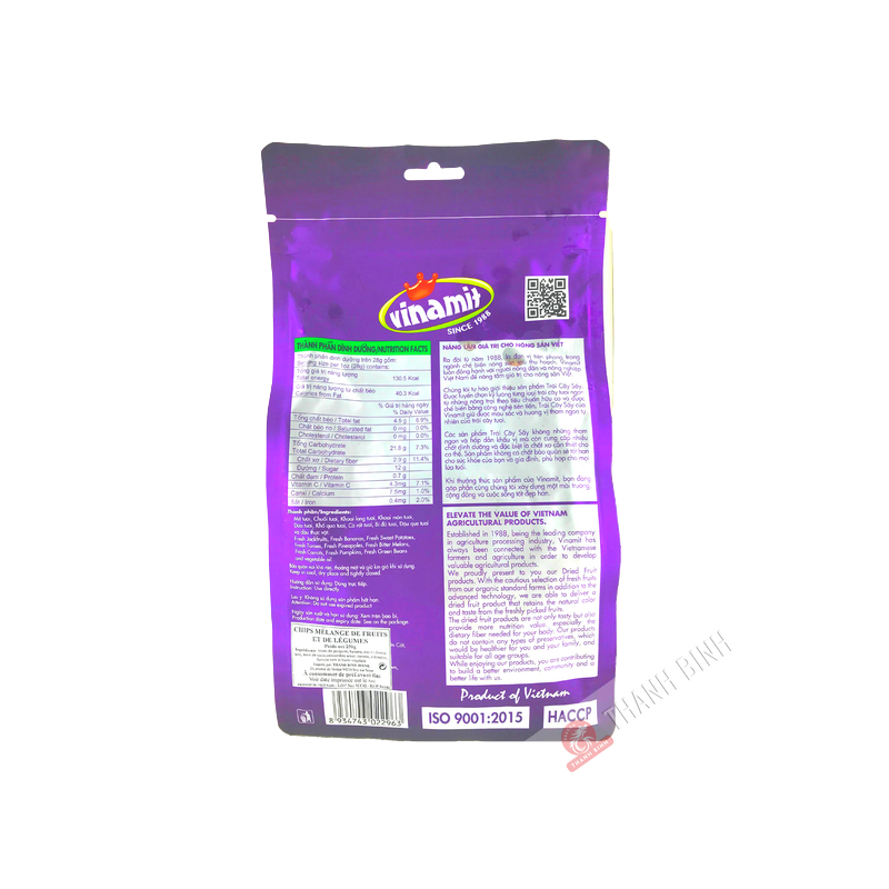 Vinamit gemischte fruchtchips 250g Vietnam