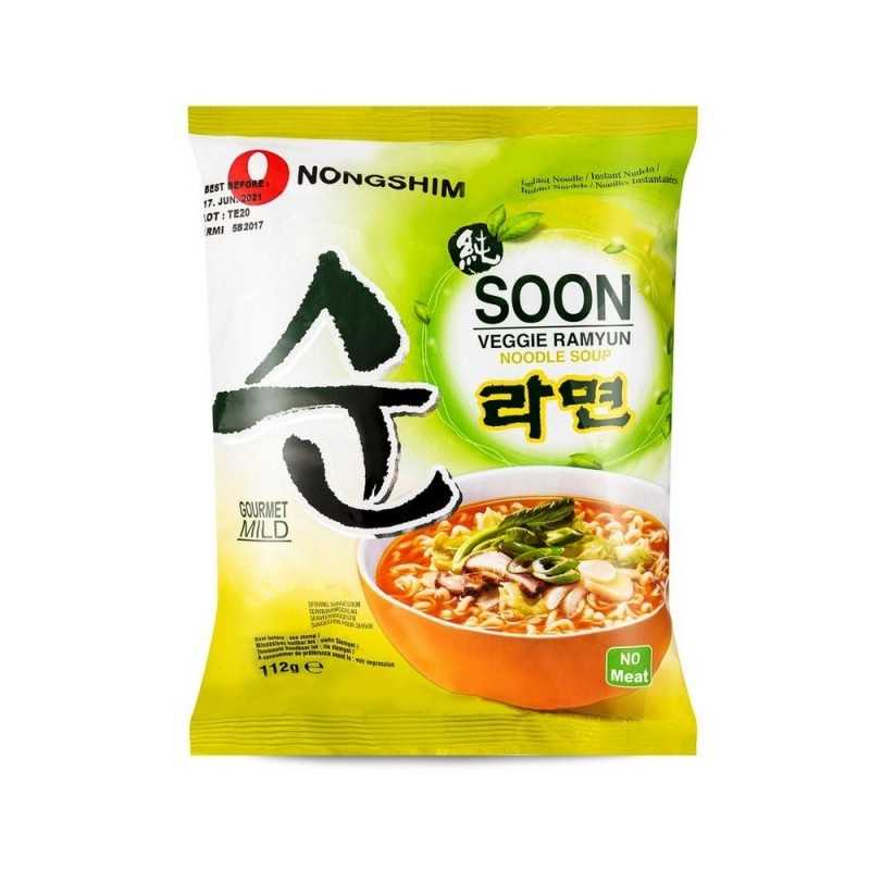 Soupe nouillle légume Soon Veggi Ramyun NONGSHIM 112g Corée Soupe nouillle légume Soon Veggi Ramyun NONGSHIM 112g Corée