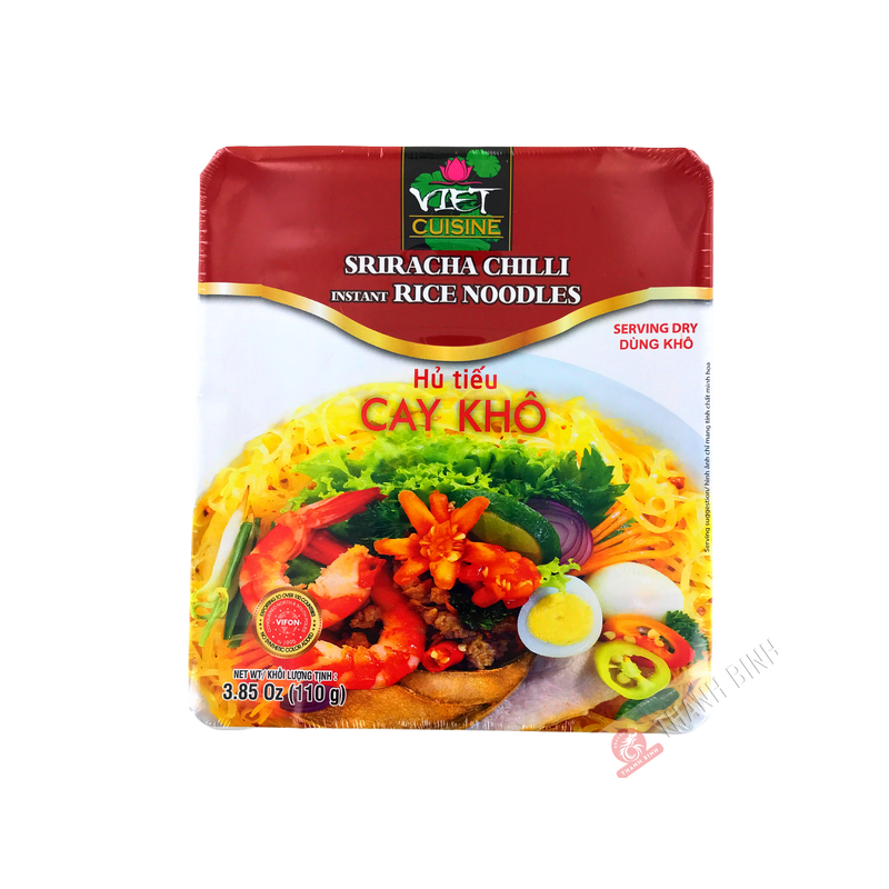 Vermicelle Phnom Penh sautée épicé bol VIET CUISINE 3x12x110G Vietnam