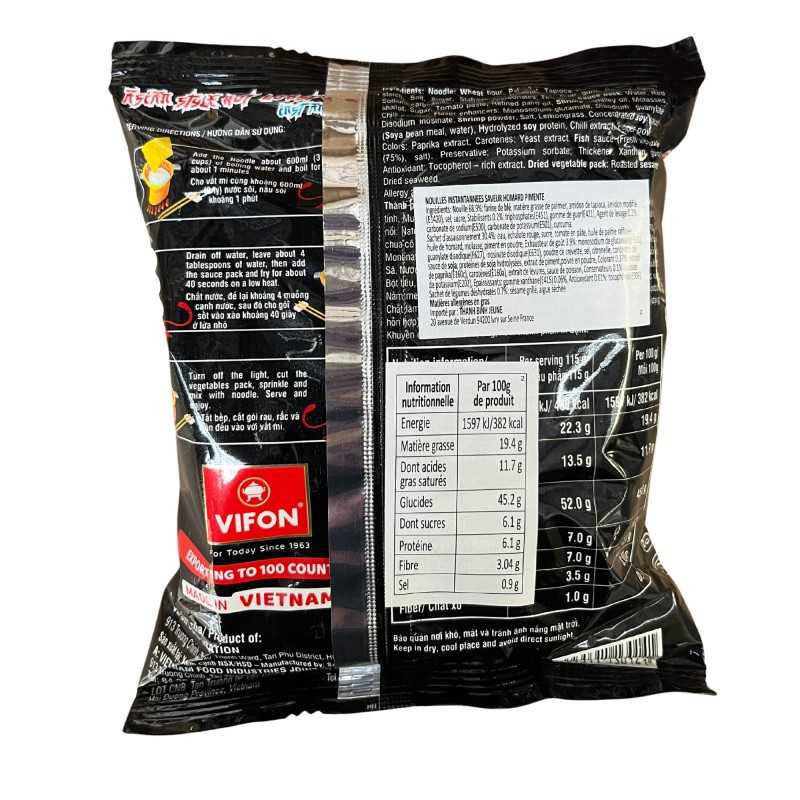 Nouille homard piquant Vifon 115g Vietnam