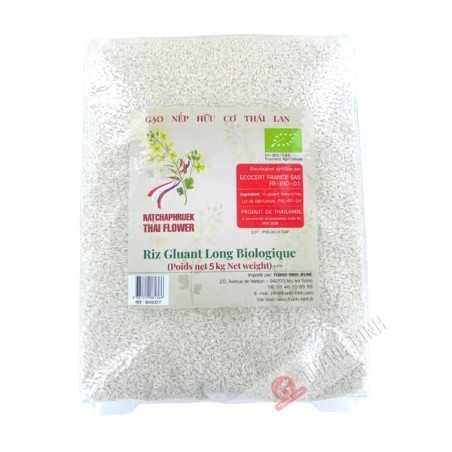 Organic long fragrant sticky rice 5kg Thailand