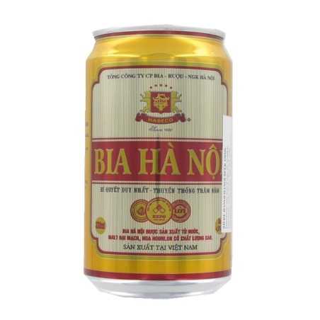 La cerveza Hanoi Bobina Habeco 330 ml