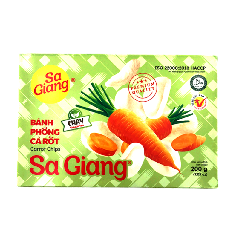 Beignet de carotte SA GIANG 55x200g Vietnam Beignet de carotte SA GIANG 55x200g Vietnam