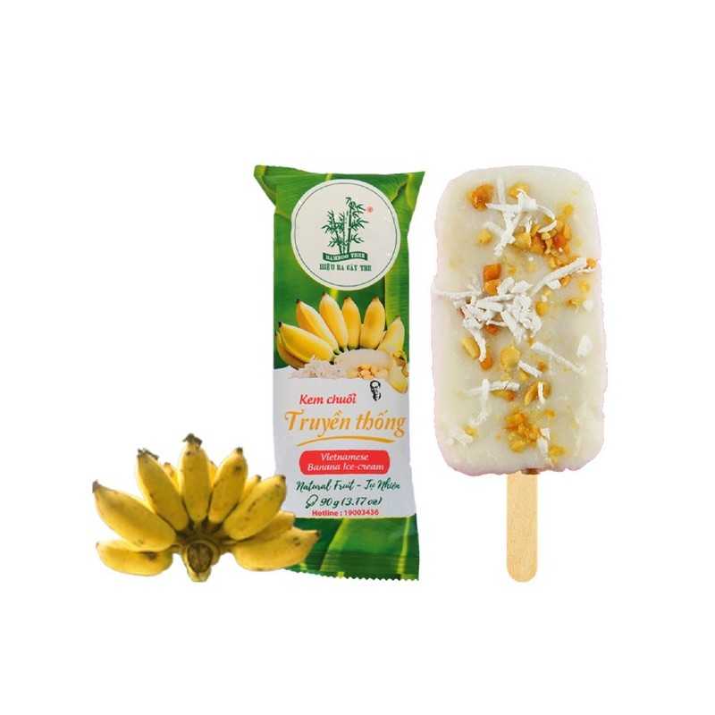Glace à la banane 3 BAMBOU 360g Vietnam - SURGELES Glace à la banane 3 BAMBOU 360g Vietnam - SURGELES