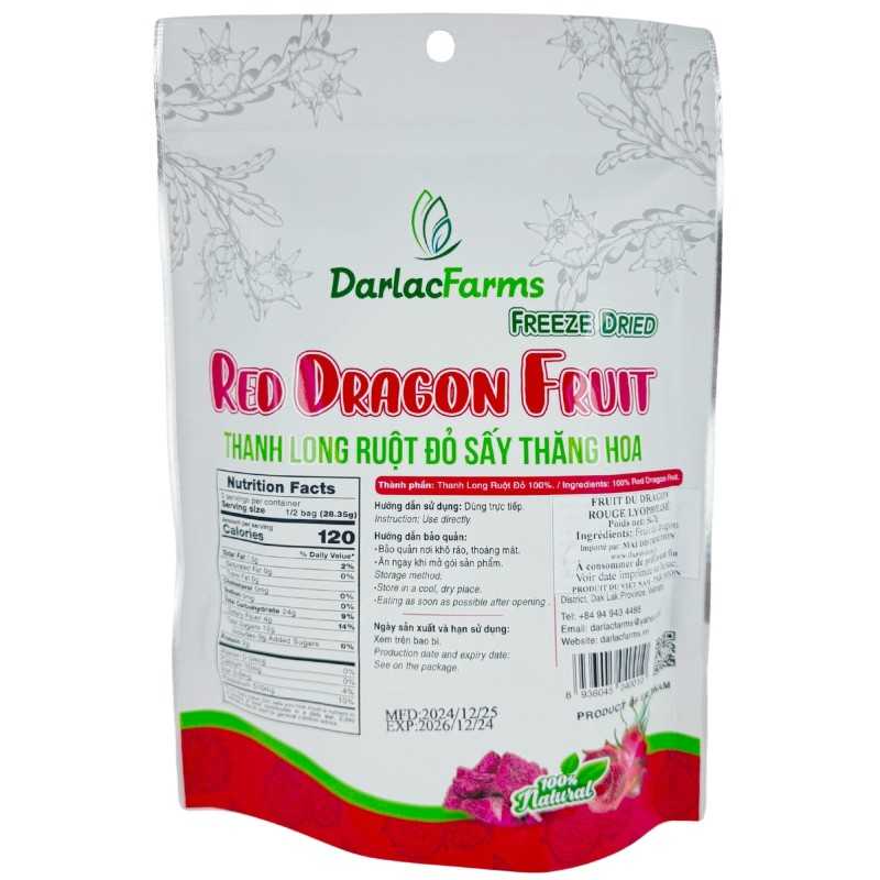 Gefriergetrocknete rote Drachenfrucht Thanh Long Say 57g Vietnam