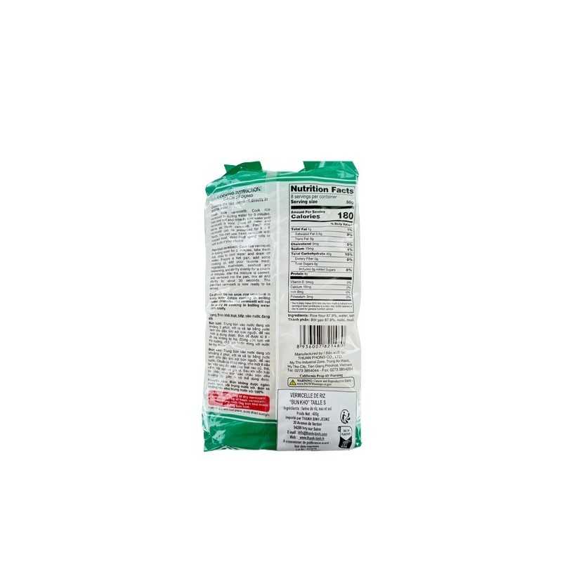Vermicelle de riz Bun kho S Bambou 400g Vietnam Vermicelle de riz Bun kho S Bambou 400g Vietnam