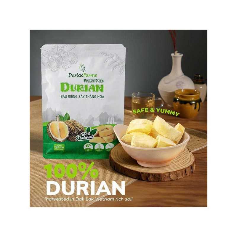 Chips de durian lyophilisés Sau Rieng Say 57g Vietnam Chips de durian lyophilisés Sau Rieng Say 57g Vietnam