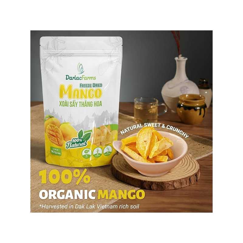Chips de mangue lyophilisé 57g Vietnam Chips de mangue lyophilisé 57g Vietnam