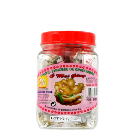 Prune enrobée gingembre DRAGON OR 30x150g Vietnam