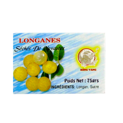 Getrocknete longan DRAGON GOLD 75g Vietnam