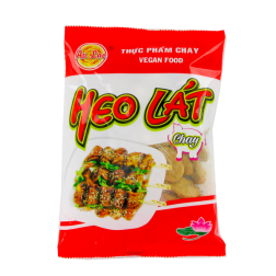 Preparing vegetarian Pork Sliced Heo Lat Chay AU LAC 100g Vietnam