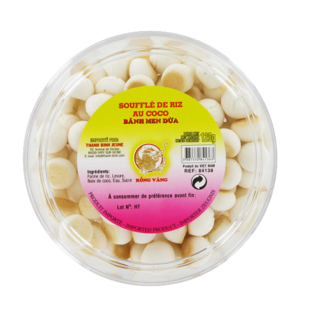 Bánh men dừa RỒNG VÀNG 120g Việt Nam