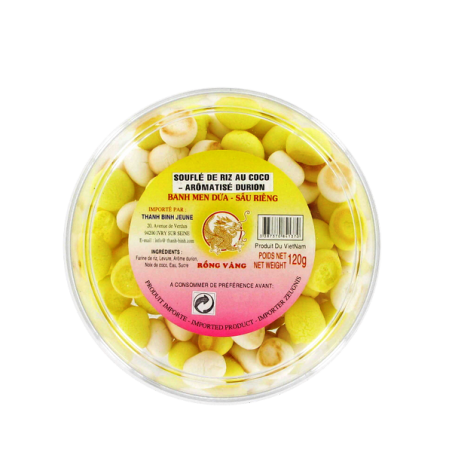 Soufflé de riz mélange DRAGON OR 20x120g Vietnam