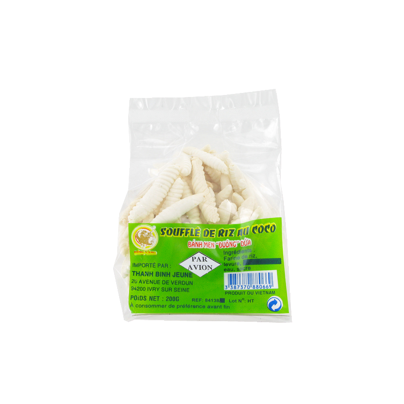 Puffed rice coconut DRAGON GOLD 200g Vietnam