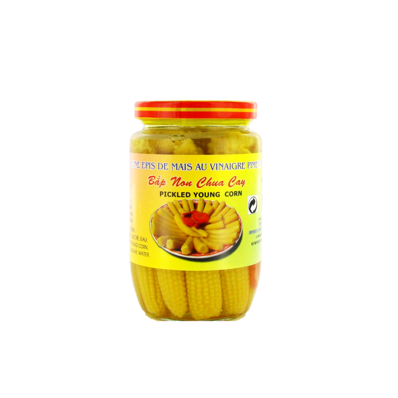 Pickled young corn vinegar spicy DRAGON GOLD 390g Vietnam