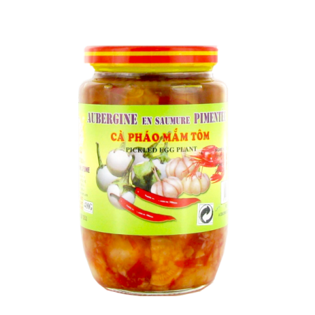 La berenjena salmuera picante DRAGÓN de ORO 400g de Vietnam