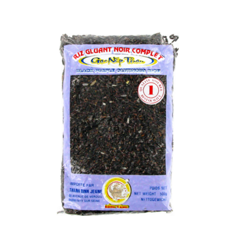 El arroz pegajoso, dark DRAGON de ORO-500 g de Vietnam