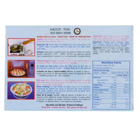 Frittelle di gamberetti 200g Vietnam