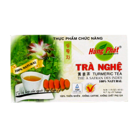 Thé curcuma safran HUNG PHAT 100x50g Vietnam