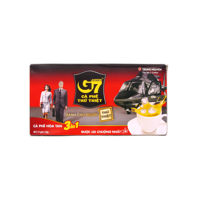 Café crème soluble 3 en 1 G7 TRUNG NGUYEN 320g Vietnam