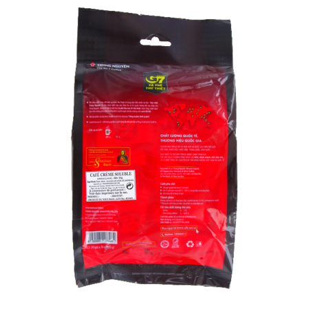 Cream coffee 3-in-1 G7 TRUNG NGUYEN 320g Vietnam