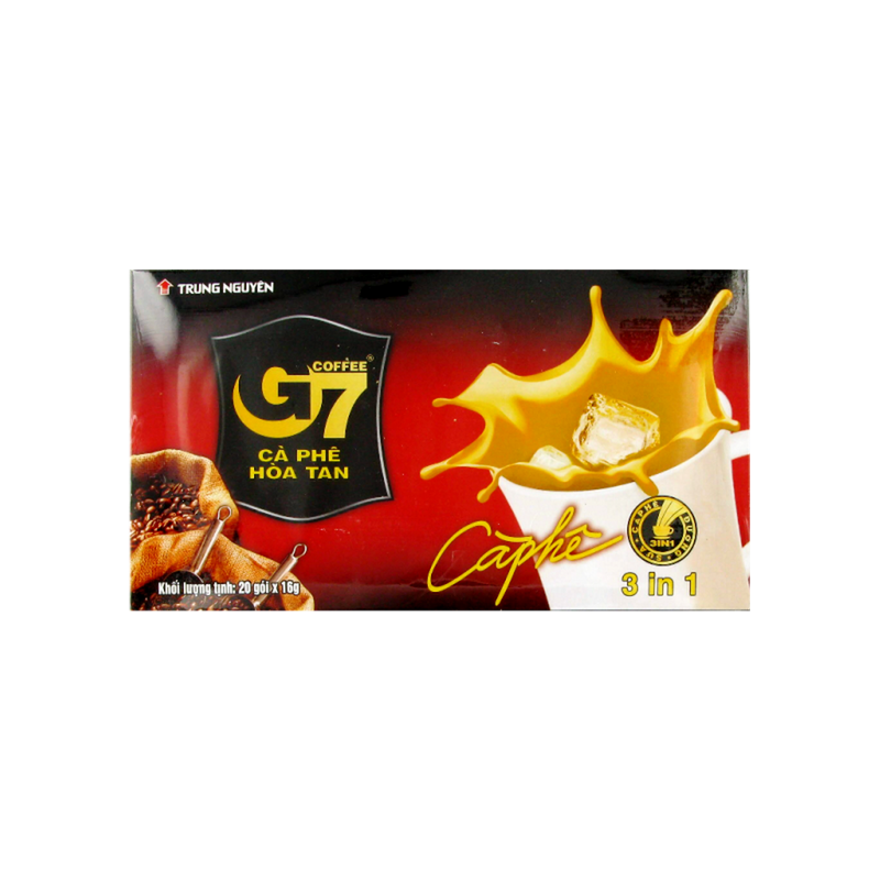 Café crème soluble 3 en 1 G7 TRUNG NGUYEN 320g Vietnam