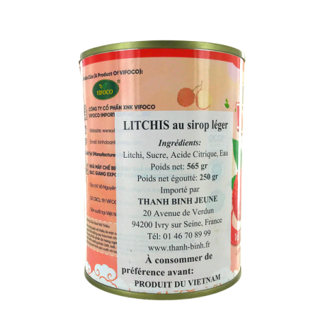 Litchi in sciroppo leggero 565g Vietnam