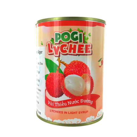 Litchis dénoyautés au sirop léger 565g Vietnam