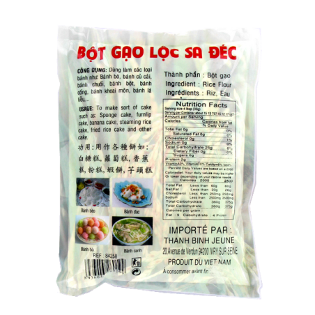 Almidón de arroz es la tierra del DRAGÓN de ORO 400g de Vietnam