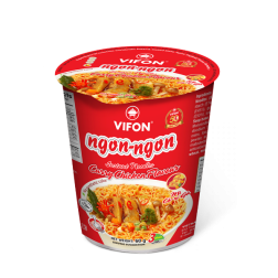 Soupe nouille curry poulet Bol NGON NGON VIFON 60g Vietnam