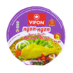 Zuppa di noodle di pollo Ciotola NGON NGON VIFON 60g Vietnam