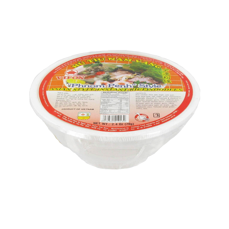 Soupe vermicelle Phnom Penh Hu tieu Nam Vang bol VIFON 70g Vietnam Soupe vermicelle Phnom Penh Hu tieu Nam Vang bol VIFON 70g Vietnam